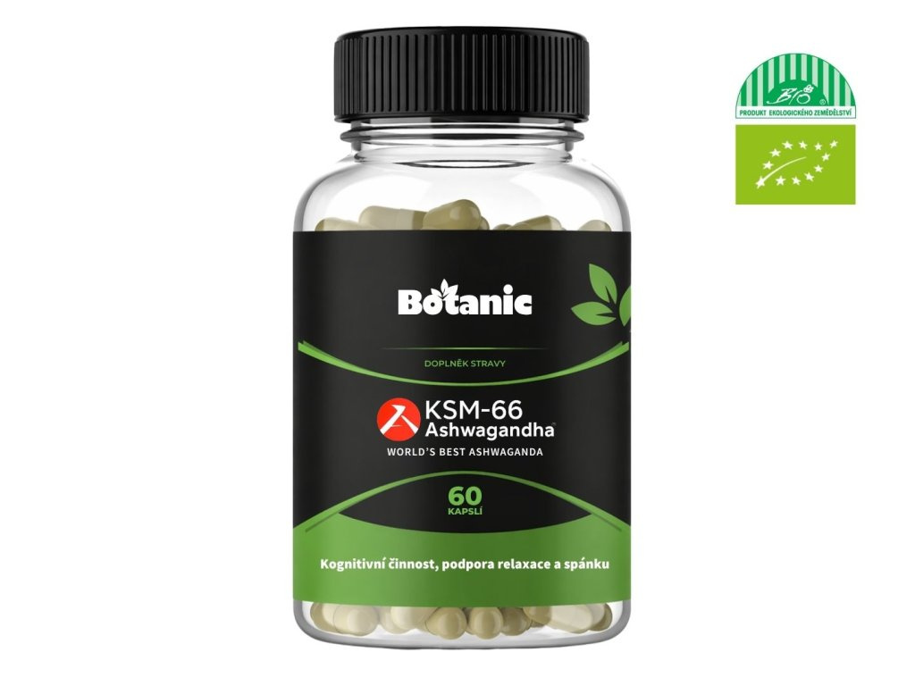 Ashwagandha (Ašvaganda) KSM—66® - Kapsle BIO