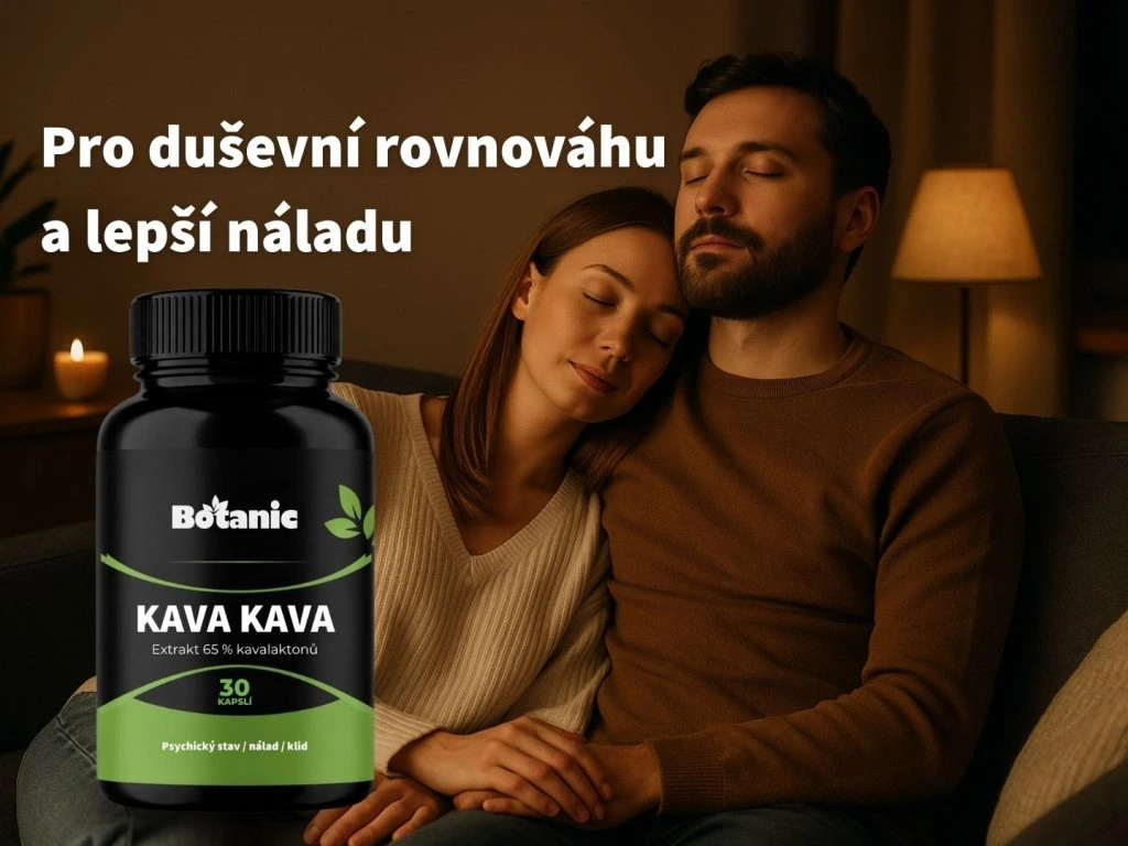 Kava kava - Extrakt 65% kavalaktónov v kapsuliach