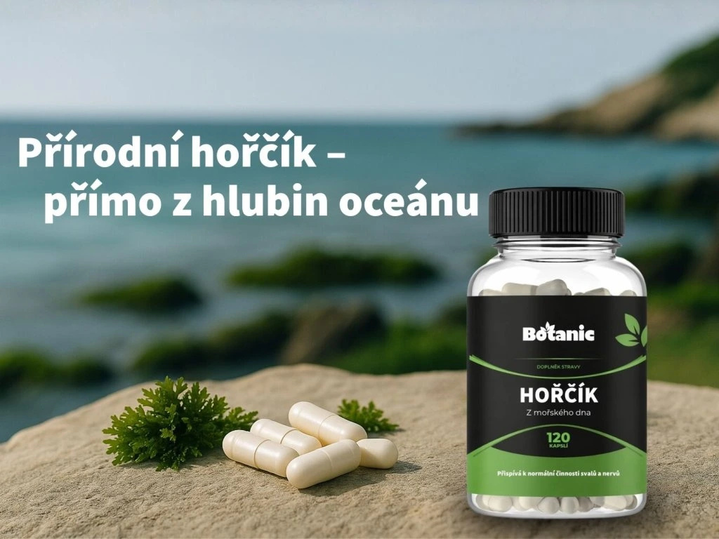 Hořčík - Z mořského dna v kapslích