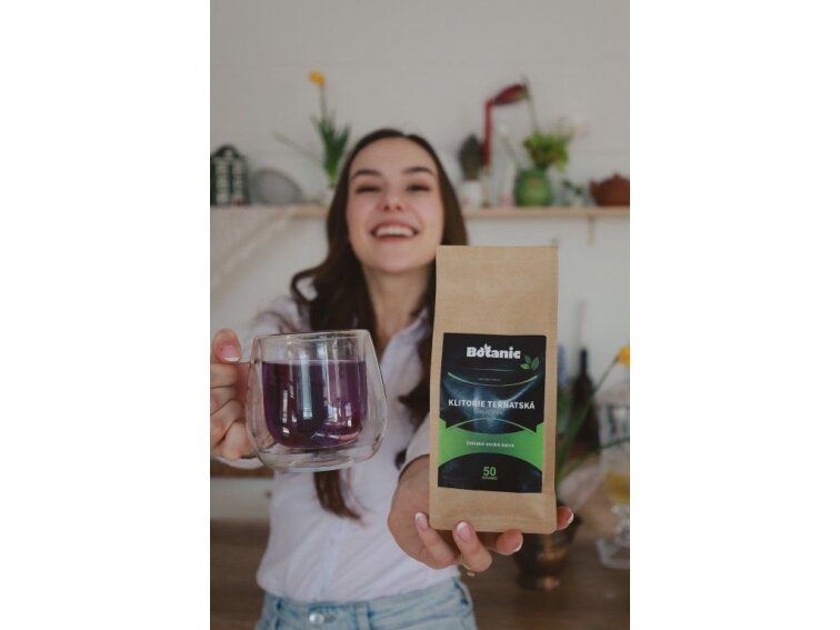 Klitorie ternatská - Modrý čaj