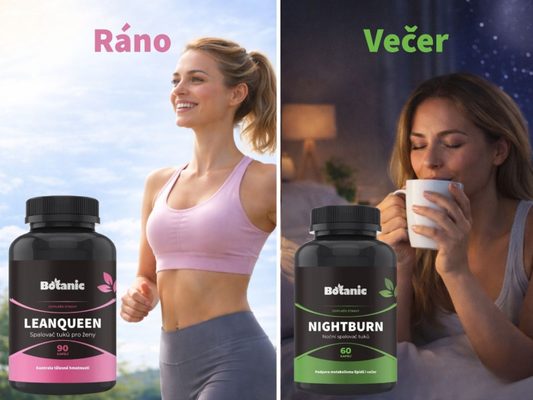 LeanQueen a NightBurn spalovače tuků - Výhodný set