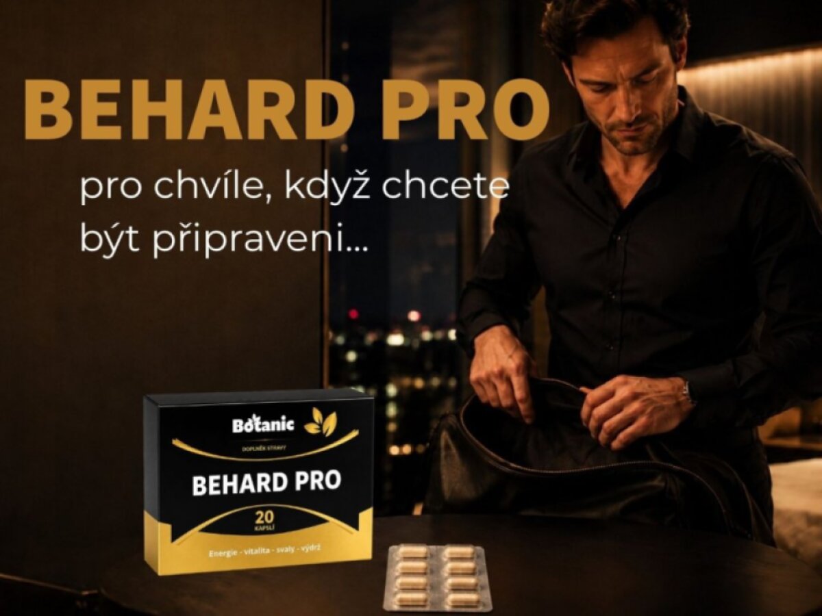 BeHard PRO - Lepší erekce a sexuální výkon, malé balení
