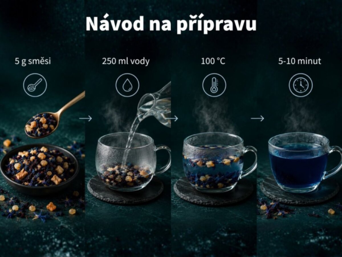 Modré jablko - Ovocný čaj