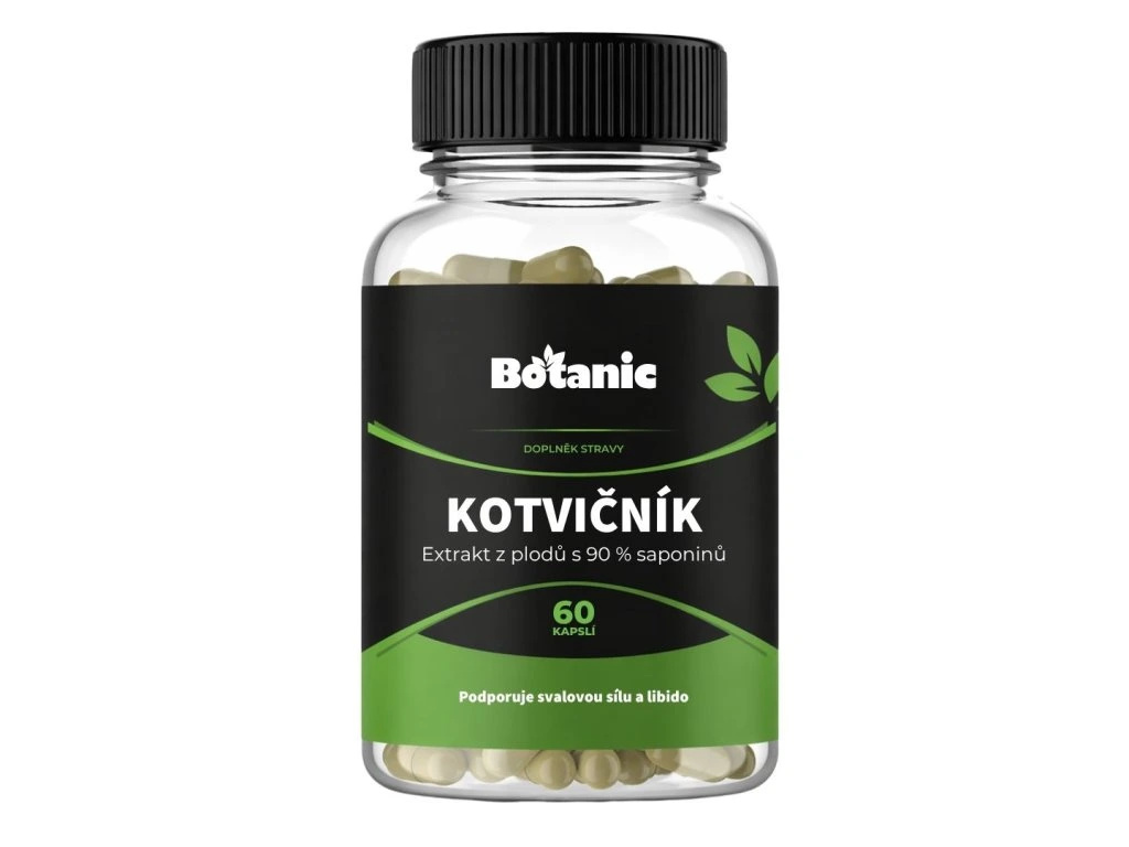 Kotvičník (Tribulus) - Extrakt z plodov s 90 % saponínov v kapsulách