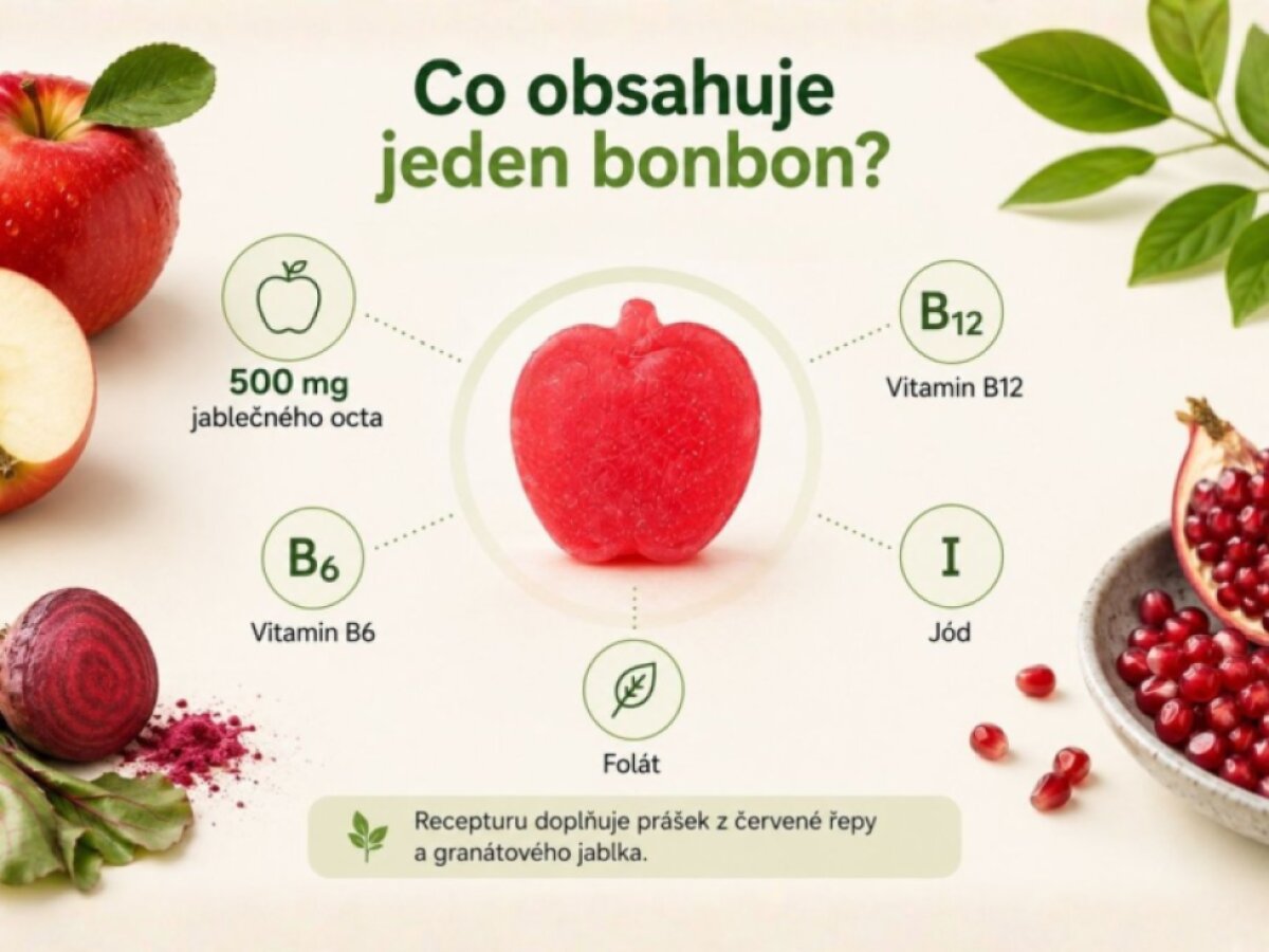 Jablčný ocot - Gumové cukríky