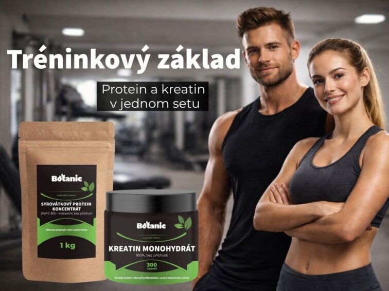 Kreatin a Protein, tréninkový základ - Výhodný set