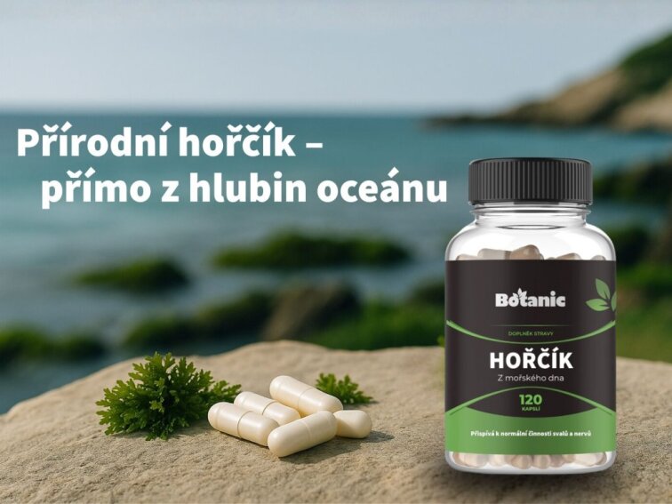 Hořčík - Z mořského dna v kapslích