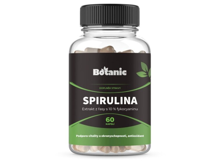 Spirulina - Extrakt z řasy s 10 % fykocyaninu v kapslích