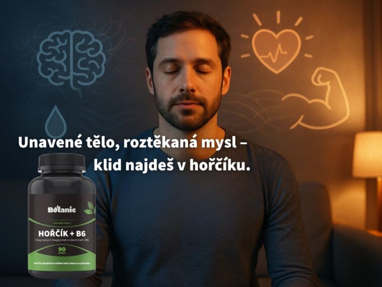 Hořčík + B6 - Magnesium bisglycinát s vitaminem B6