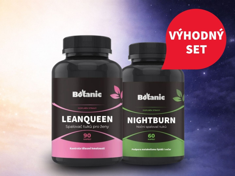 LeanQueen a NightBurn spalovače tuků - Výhodný set