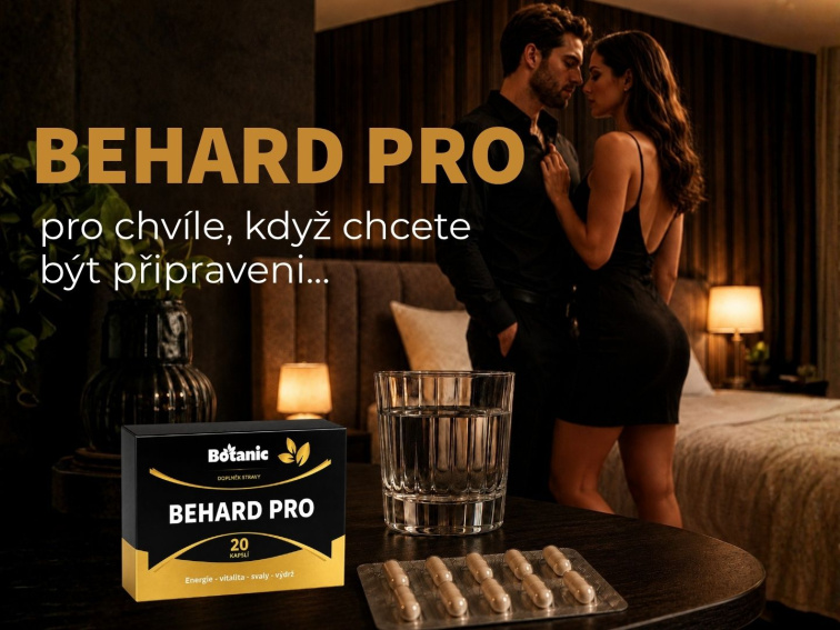 BeHard PRO - Lepší erekce a sexuální výkon, malé balení