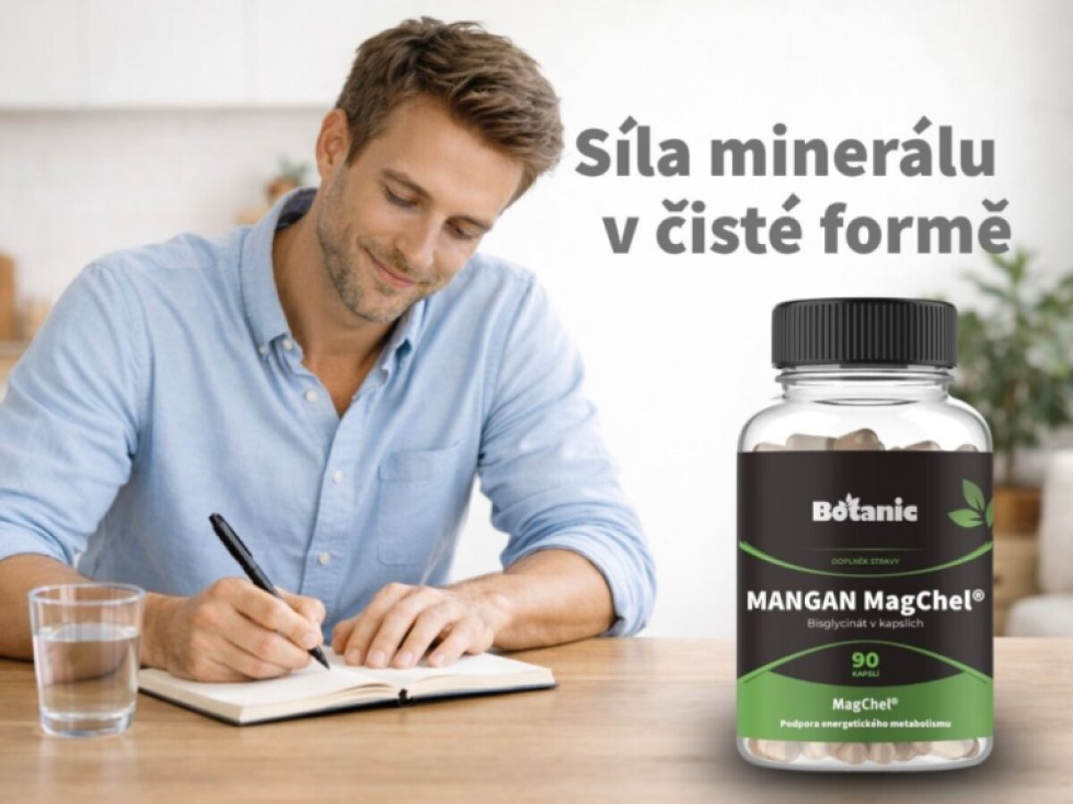 Mangan MagChel® - Bisglycinát v kapslích