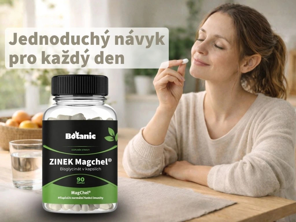 Zinek MagChel® - Bisglycinát v kapslích