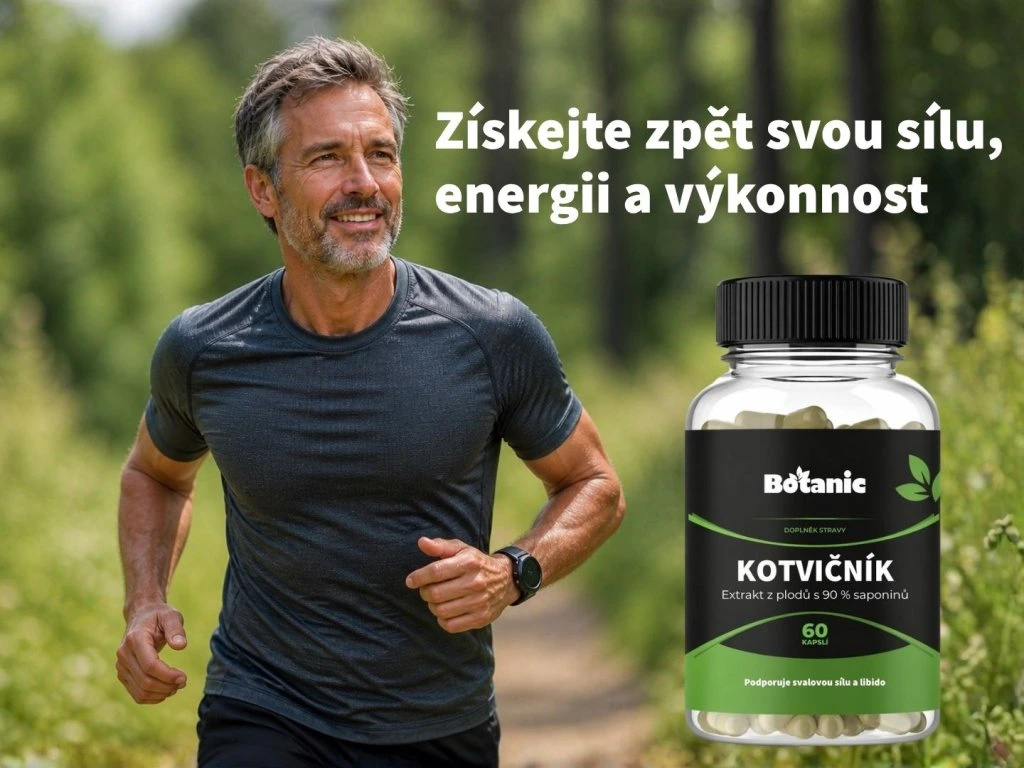 Kotvičník (Tribulus) - Extrakt z plodov s 90 % saponínov v kapsulách