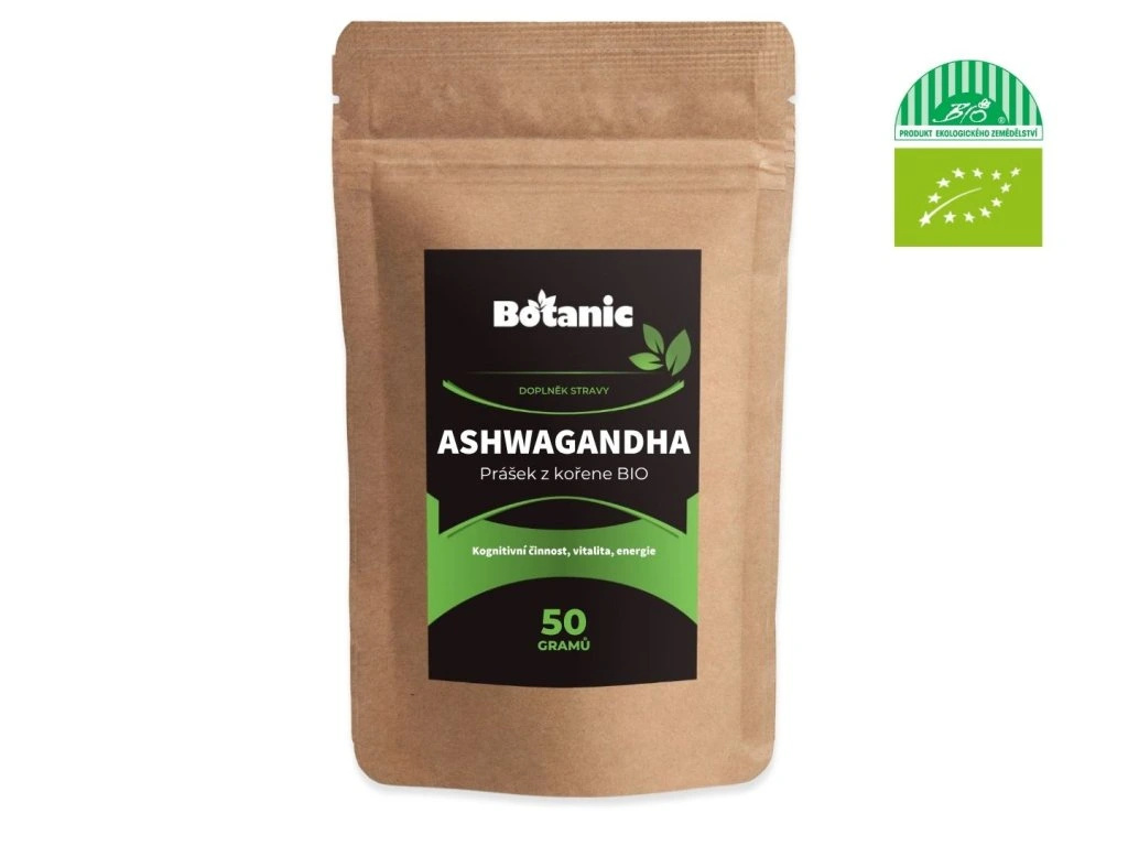 Ashwagandha (Ašvaganda) - Prášok z koreňa BIO
