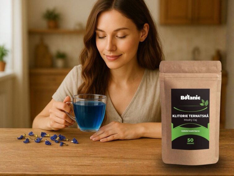 Klitorie ternatská - Modrý čaj