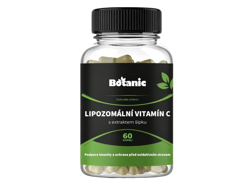 Lipozomálny Vitamín C - s extraktom šípku v kapsuliach