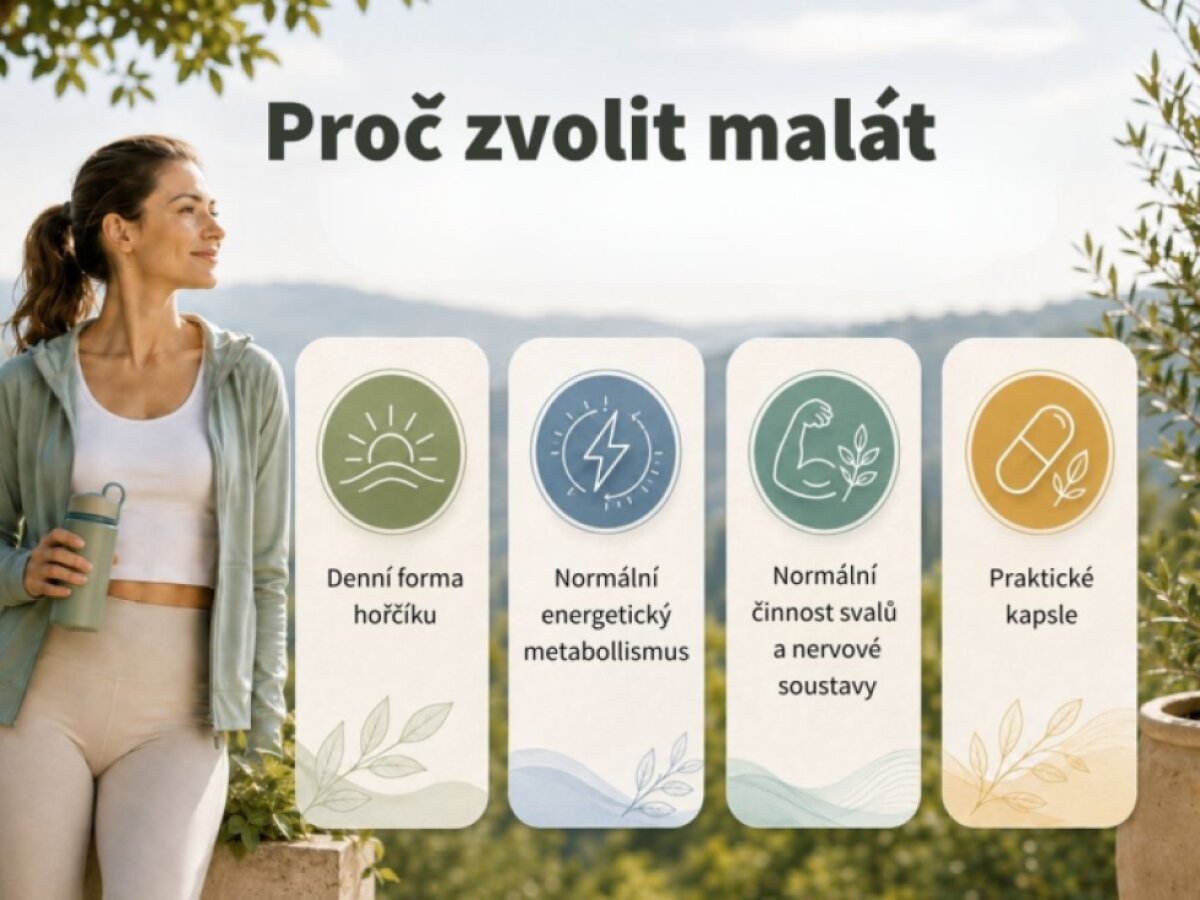 Hořčík Magchel® - Malát v kapslích