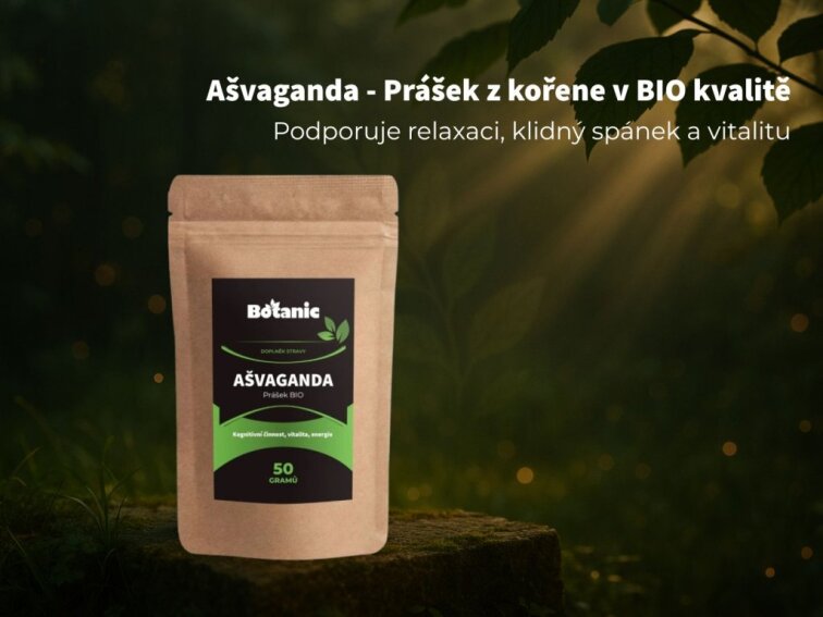 Ašvaganda - Prášek BIO