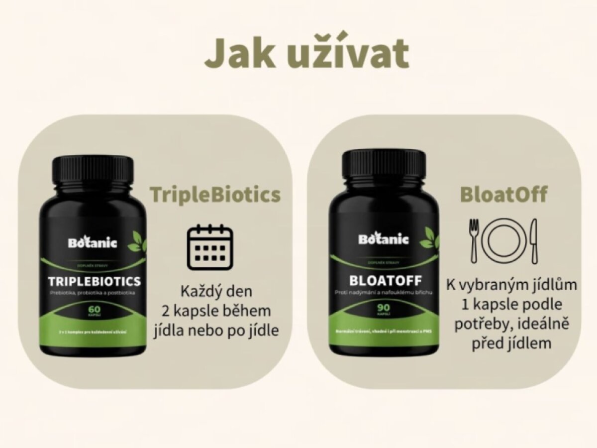 Trávení, TripleBiotics + BloatOff - Výhodný set