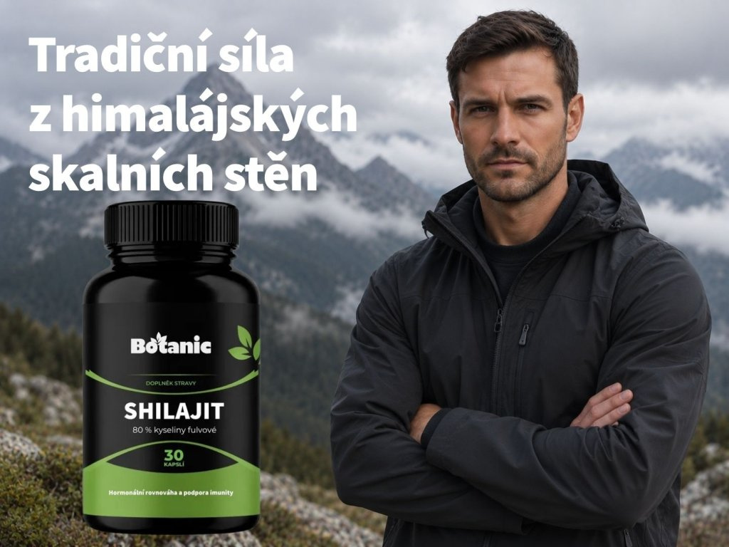 Shilajit - 80 % kyseliny fulvové v kapslích