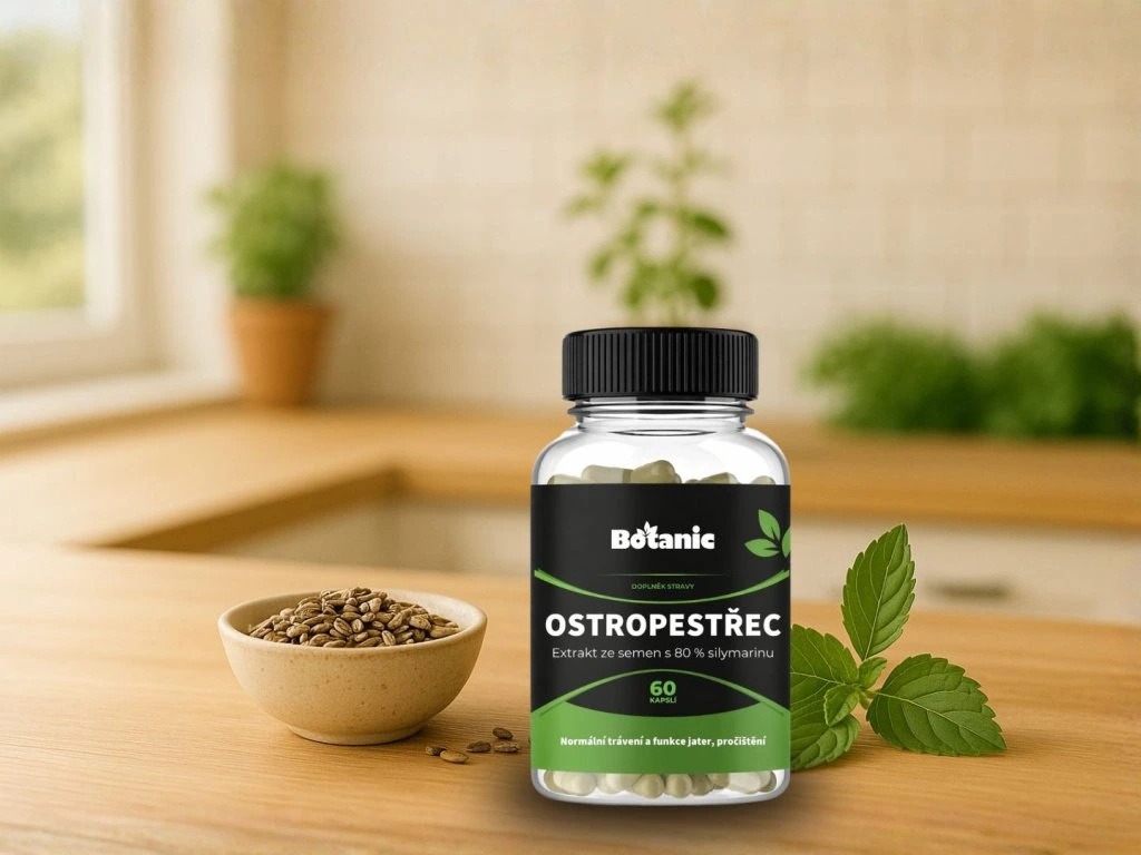 Pestrec - Extrakt zo semien s 80% silymarínu kapsule