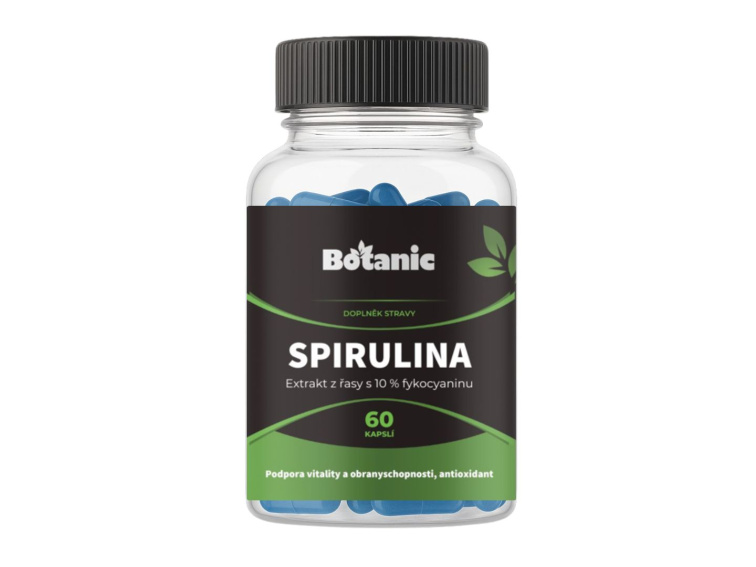 Spirulina - Extrakt z řasy s 10 % fykocyaninu v kapslích