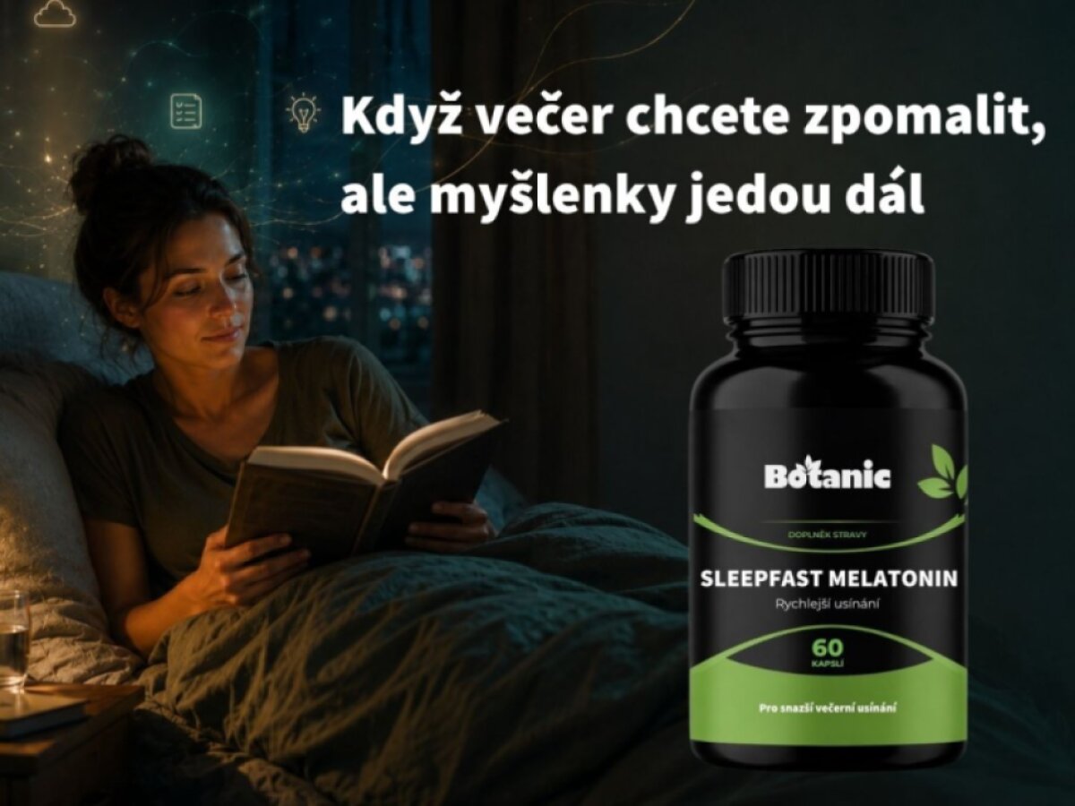 SleepFast Melatonin - Rychlejší usínání