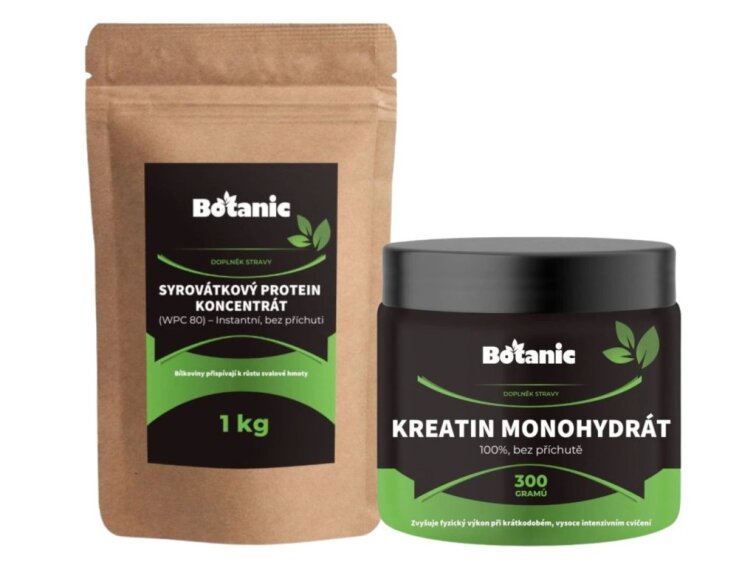 Kreatin a Protein, tréninkový základ - Výhodný set