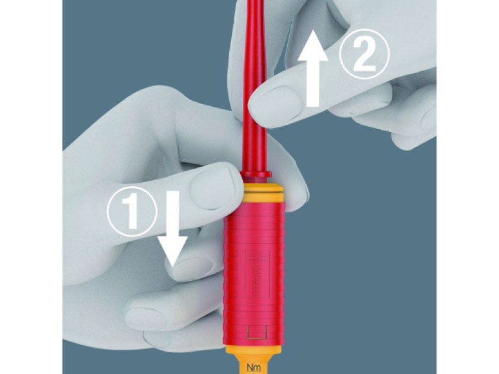 Wera 135906 Skrutkovače Kraftform Kompakt VDE 16 Torque 1,2 ÷ 3,0 Nm extra slim 1 (Sada 16 dielov)