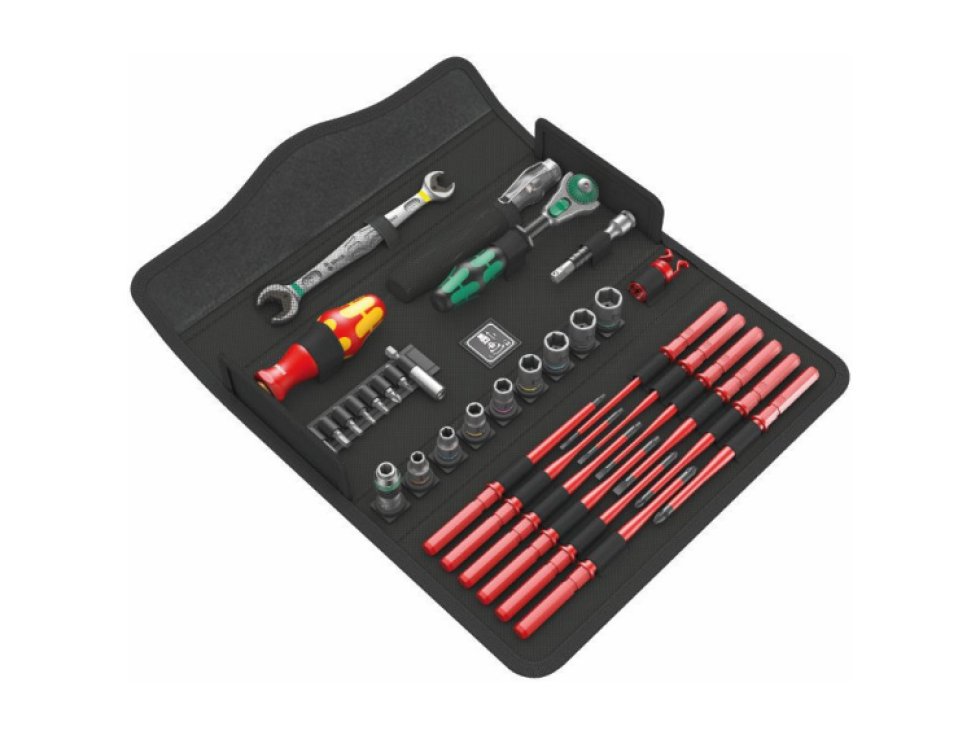 Wera 135926 Náradie Kraftform Kompakt W1 údržba (Sada 36 dielov)