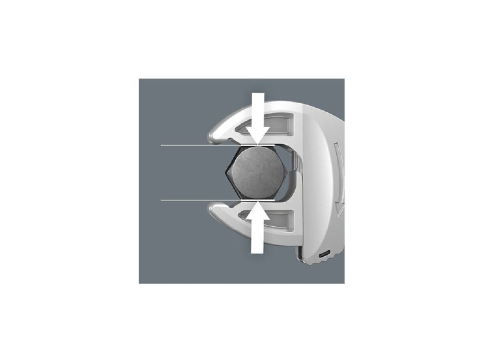 Wera 020101 Samonastaviteľný kľúč 16 ÷ 19 mm Joker 6004 L s račňovou funkciou