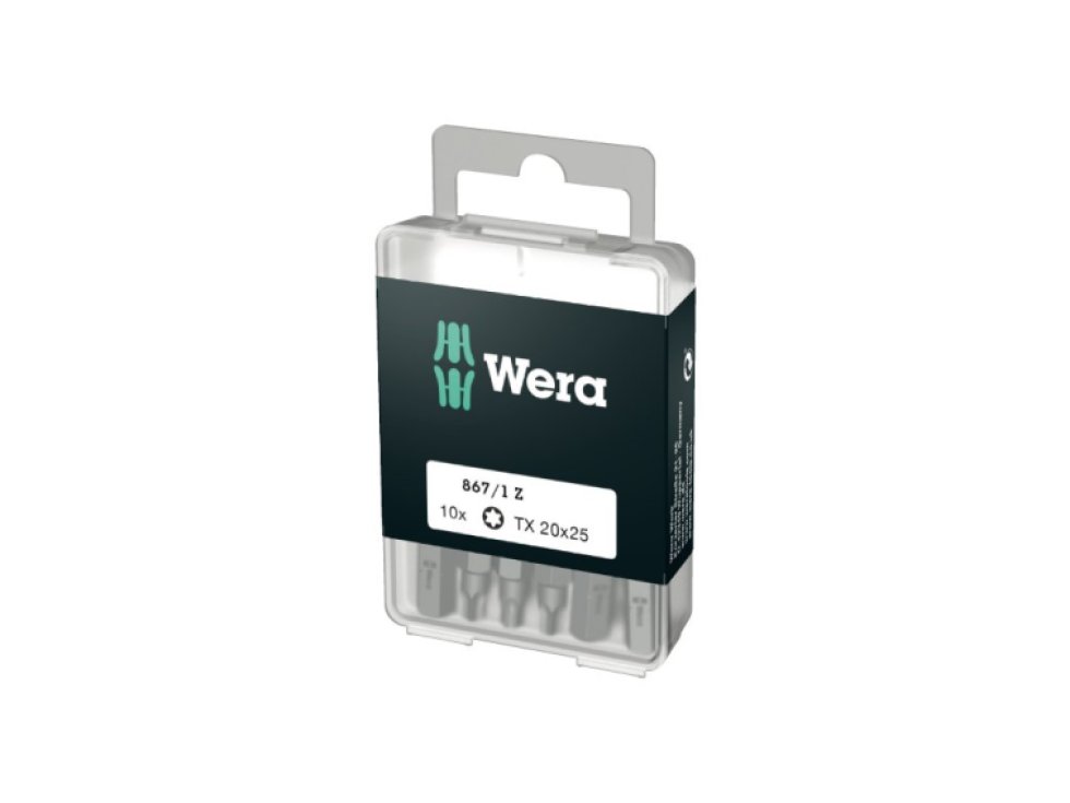 WERA 072408 DIY TX20 x 25 mm Torx bit - 10 kusov v balení