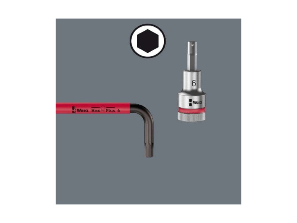 Wera 022640 Zástrčné kľúče 950/9 Hex-Plus Multicolour Imperial 2, palcové, BlackLaser (Sada 9 dielov)