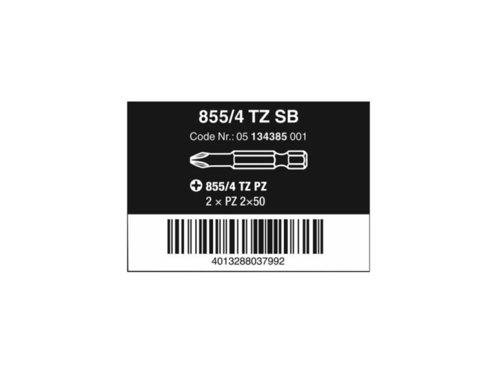 Bit Krížový Wera 855/4 TZ SB SiS 05134385001, 50 mm 2 ks