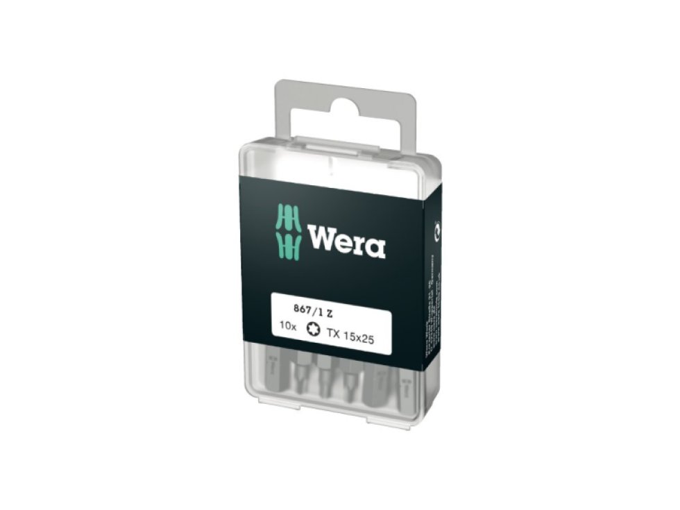 WERA 072407 DIY TX15 x 25 mm Torx bit - 10 kusov v balení