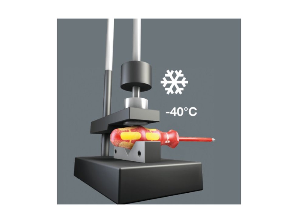 WERA 006154 Elektrikársky skrutkovač Kraftform Plus PH 2x100 mm typ 162 i VDE