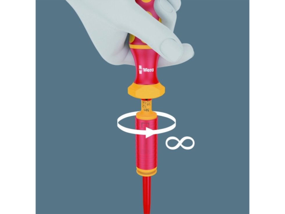 Wera 135906 Skrutkovače Kraftform Kompakt VDE 16 Torque 1,2 ÷ 3,0 Nm extra slim 1 (Sada 16 dielov)