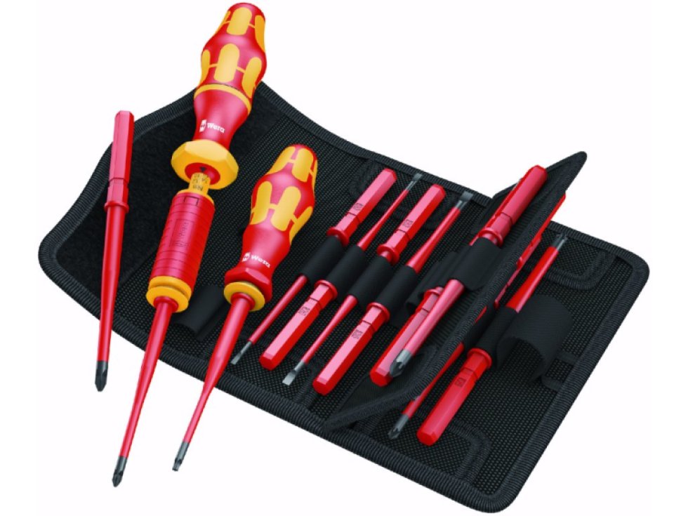 Wera 135906 Skrutkovače Kraftform Kompakt VDE 16 Torque 1,2 ÷ 3,0 Nm extra slim 1 (Sada 16 dielov)