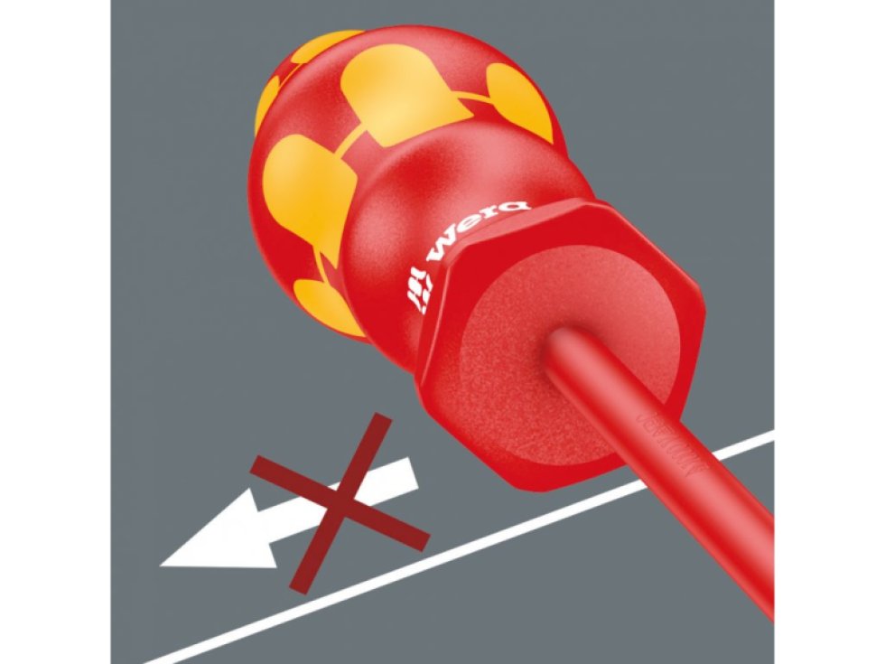 WERA 006154 Elektrikársky skrutkovač Kraftform Plus PH 2x100 mm typ 162 i VDE