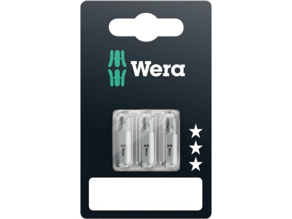 WERA 073307 851/1 Z SET (PH1, PH2, PH3 x 25 mm)