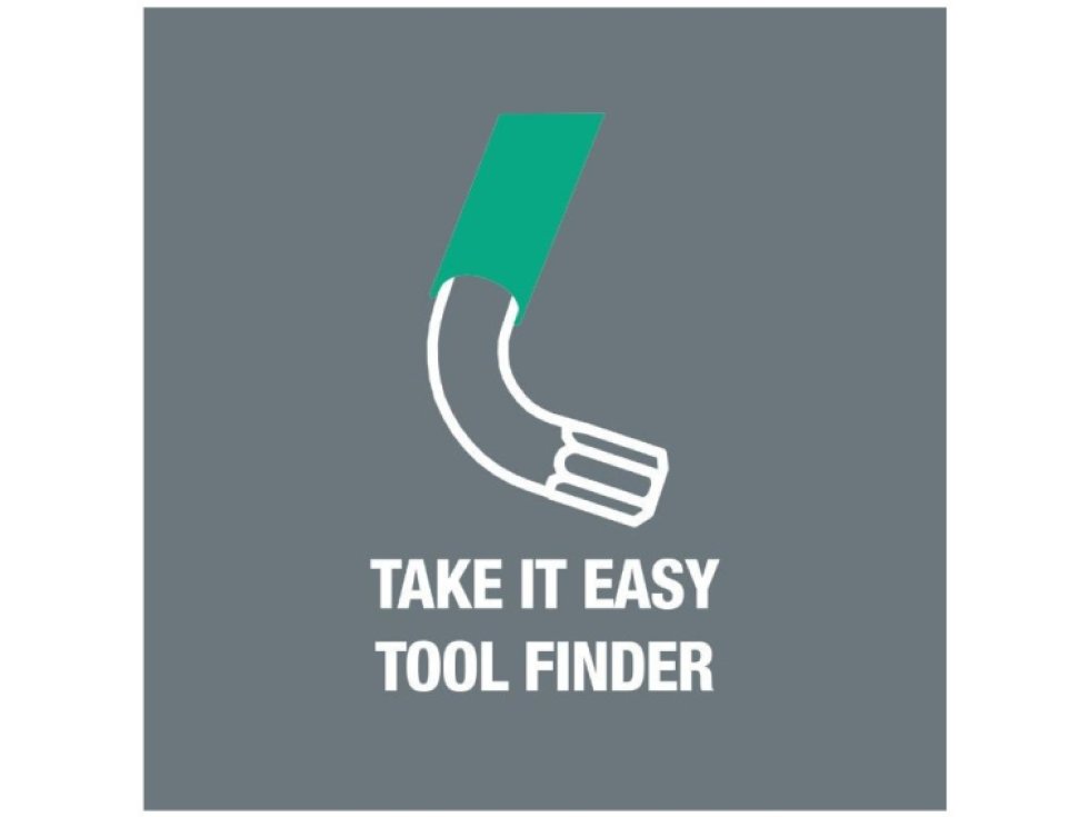 Wera 024335 Zástrčné kľúče Torx 967/9 TX BO Multicolour 1, BlackLaser (Sada 9 dielov)