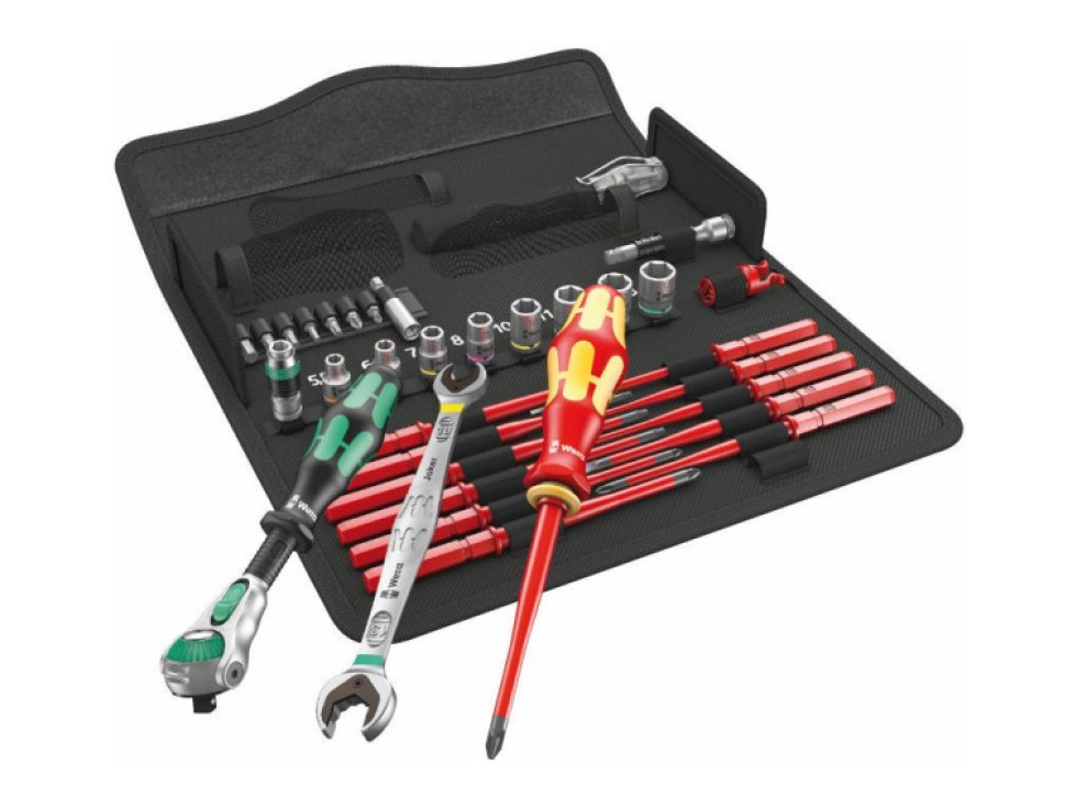 Wera 135926 Náradie Kraftform Kompakt W1 údržba (Sada 36 dielov)
