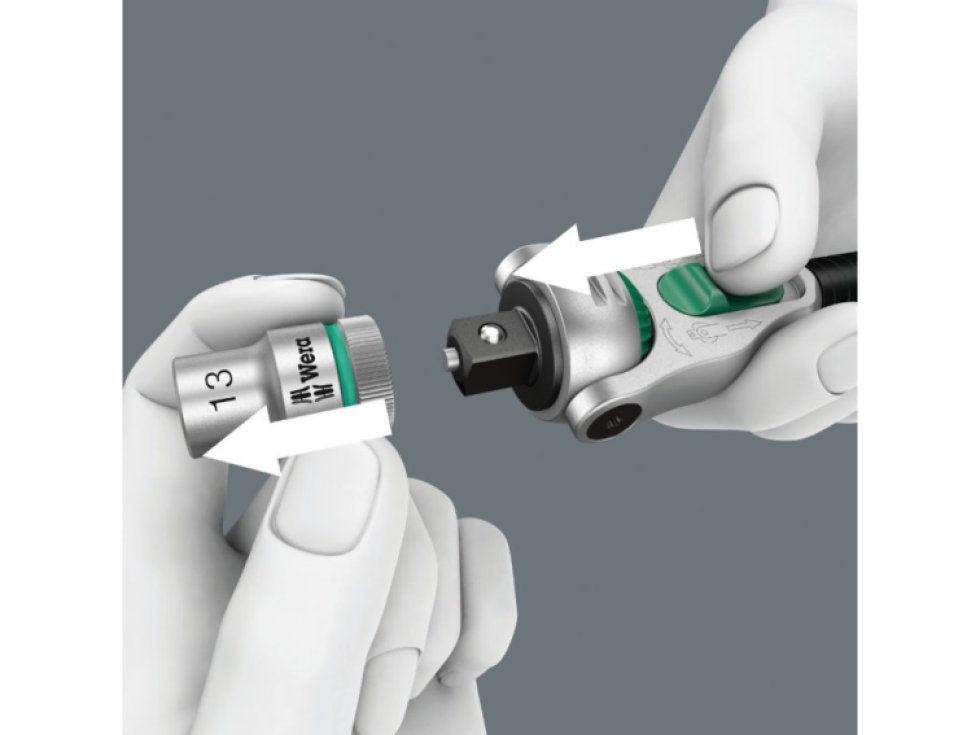 Wera 003600 račňa Zyklop Speed 1/2" 8000 C (dĺžka 277 mm), voľne otočná hlava