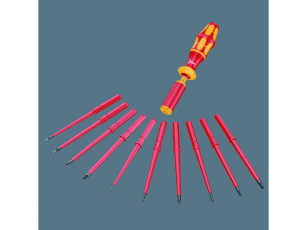 Wera 135906 Skrutkovače Kraftform Kompakt VDE 16 Torque 1,2 ÷ 3,0 Nm extra slim 1 (Sada 16 dielov)