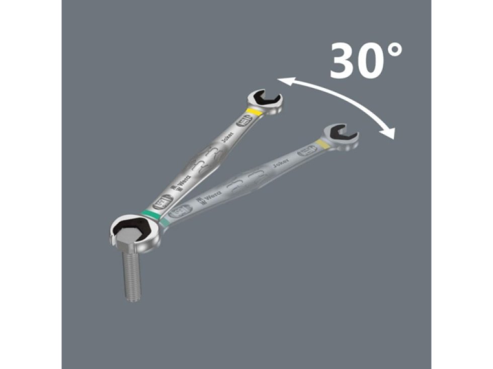 WERA 003765 obojstranný kľúč Joker 6002 SW 17,0 x 19,0 (235 mm)
