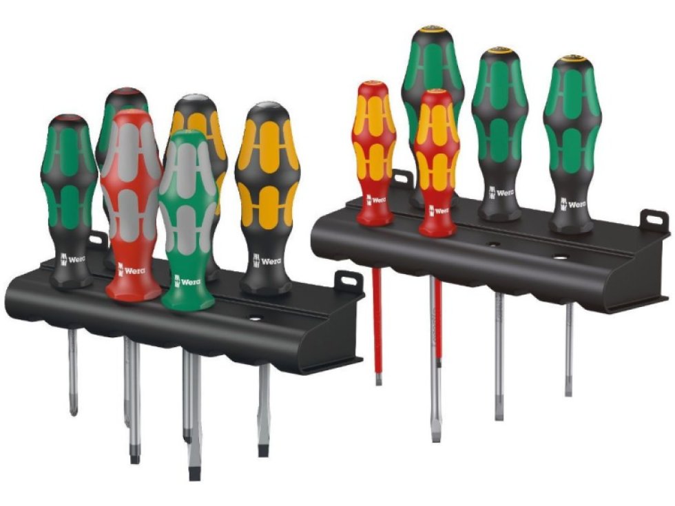 Wera 347106 Skrutkovače Kraftform Plus rad 300 typ Kraftform XXL 3 (Sada 11 dielov + stojanček)