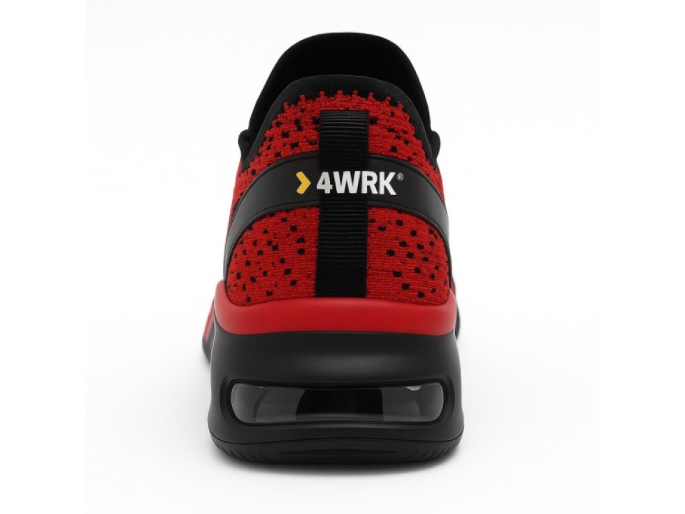 Pracovná obuv 4WRK PAVO SB SR červeno-čierna
