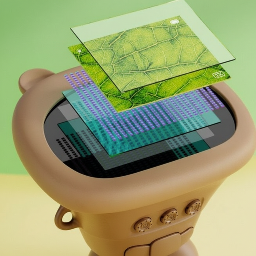 Digitális mikroszkóp gyerekeknek Teddy mackó