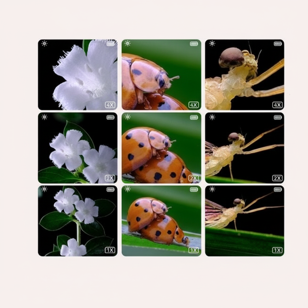 Digitális mikroszkóp gyerekeknek Cat - rózsaszín